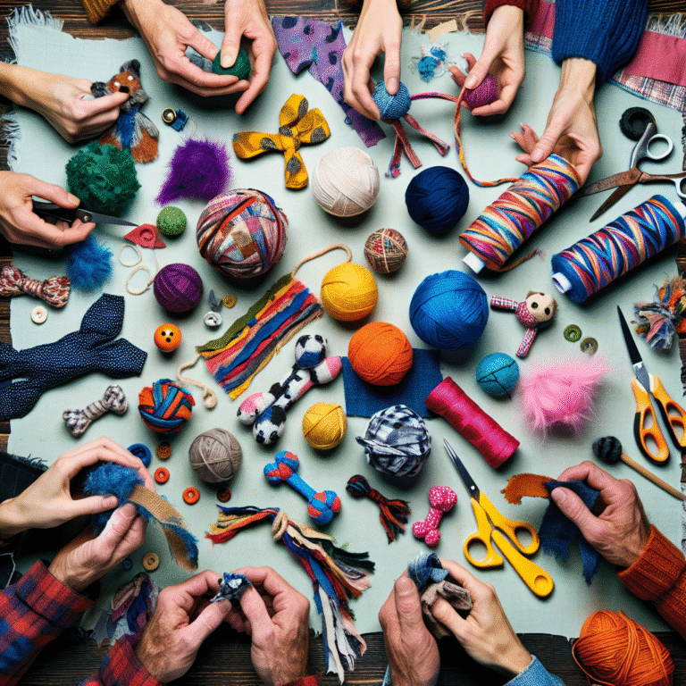 creating fun fetch toys from old clothing