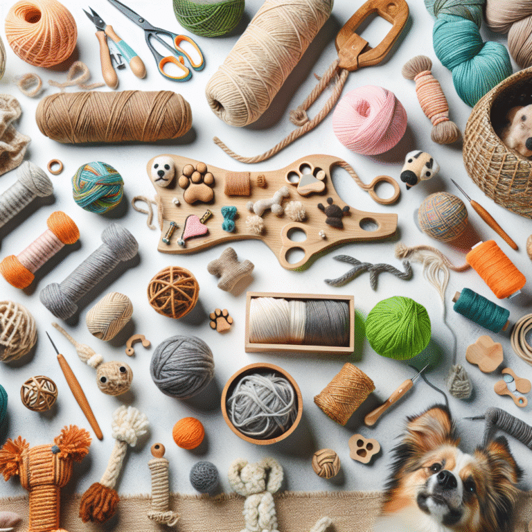 crafting engaging toys for dogs from natural fibers