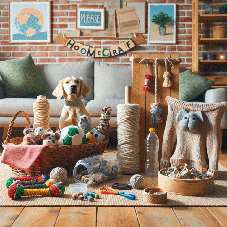 eco-conscious designs for homemade dog toys