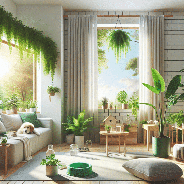 green home tips for pet-friendly spaces
