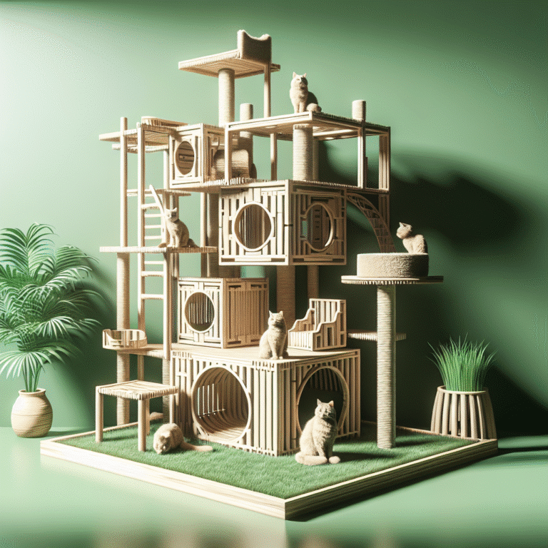 creating eco-friendly cat towers