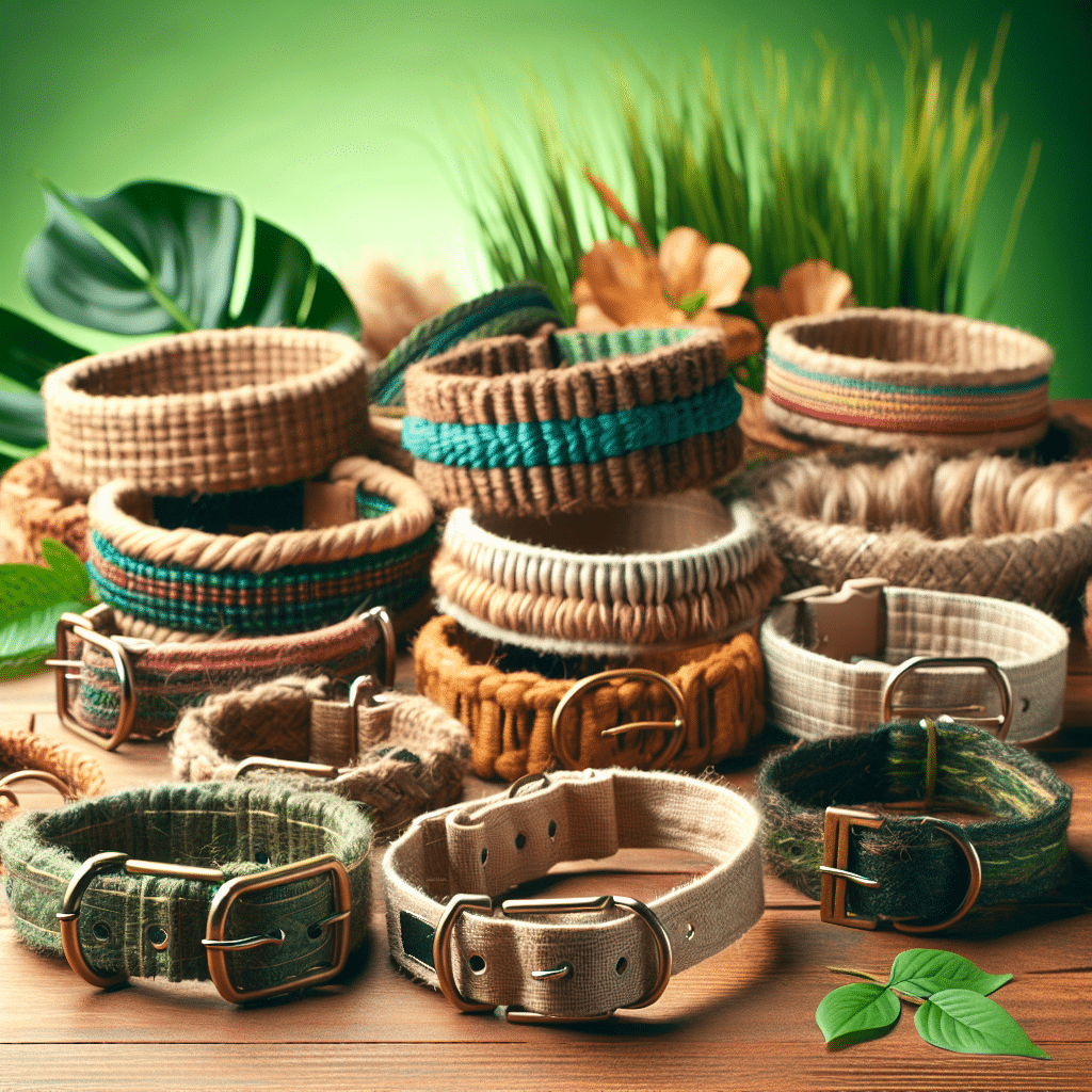 natural fiber collars for environmentally conscious dog owners