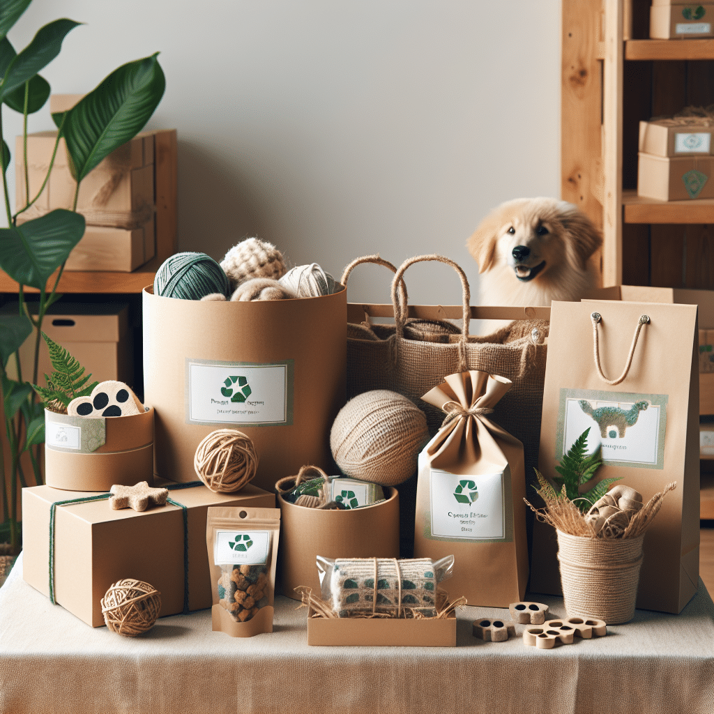 eco-conscious packaging for homemade pet items
