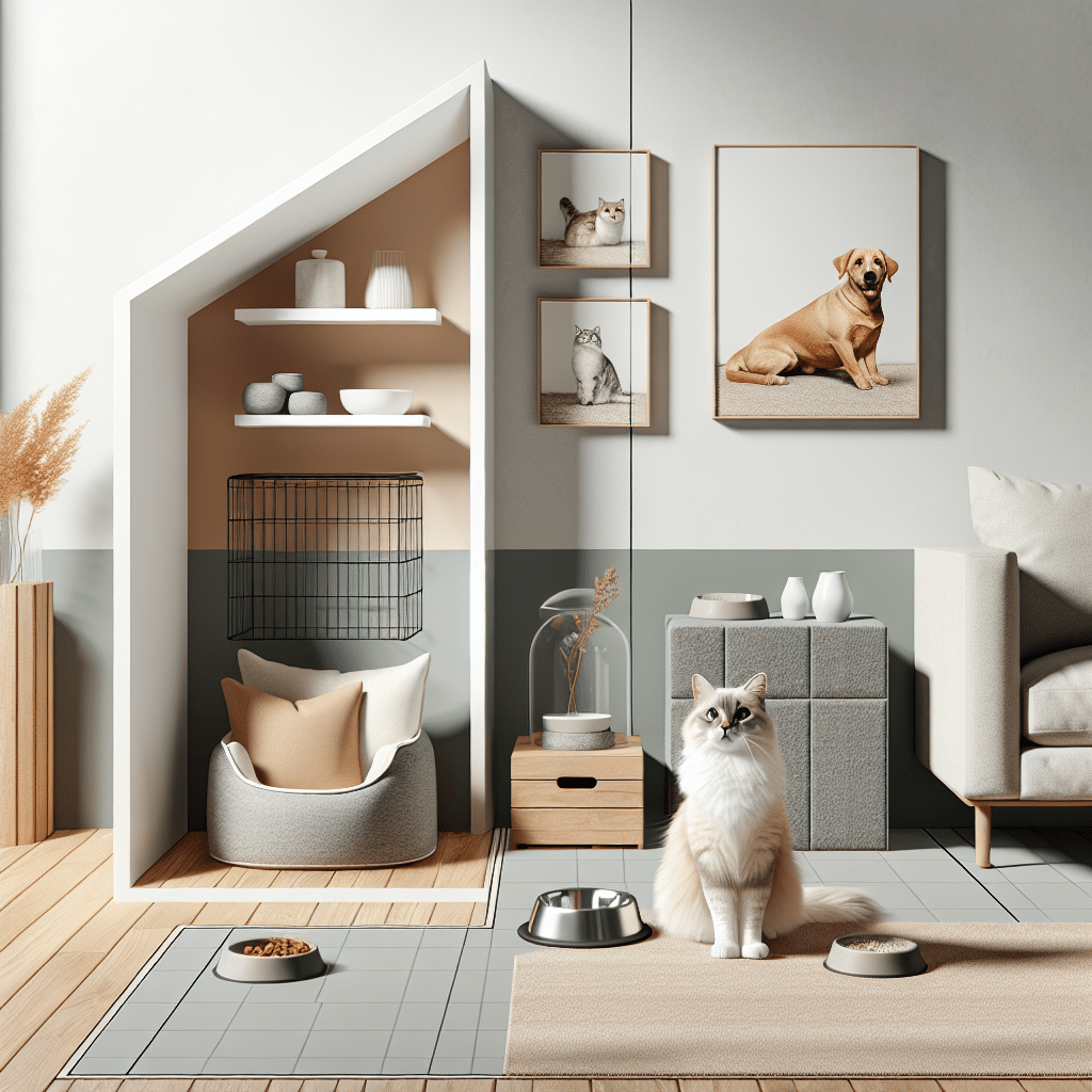 tips for living minimally with pets