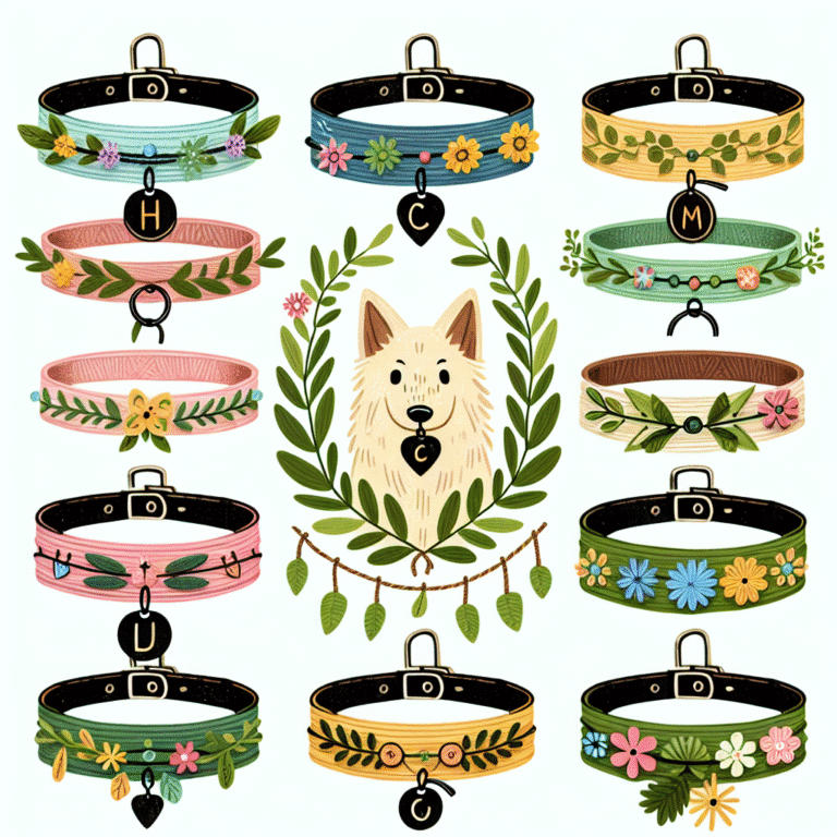 stylish eco-friendly collars for fashionable pups