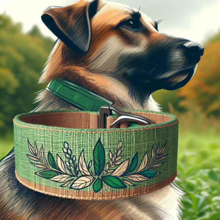 biodegradable materials in dog collars for a greener choice