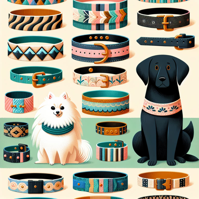 stylish and eco-friendly dog collars for fashion-forward pets