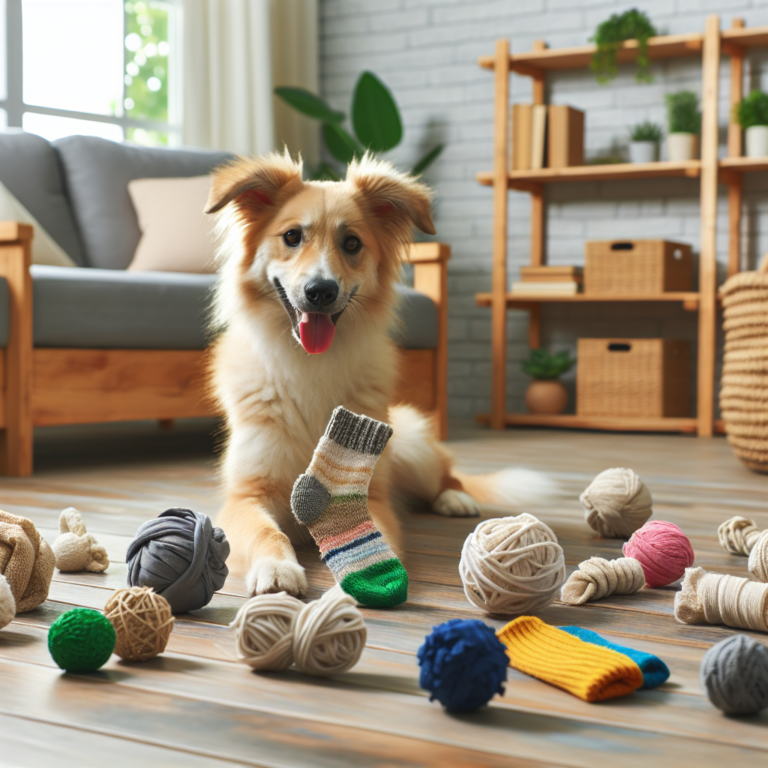 eco-friendly dog toy ideas from household items