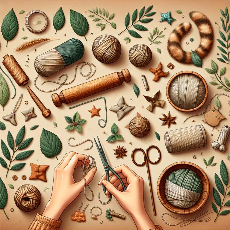 DIY organic catnip toys