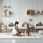 tips for living minimally with pets.