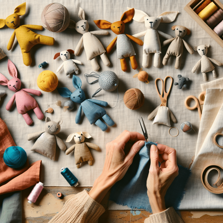 crafting eco-friendly squeaky toys from natural fabrics