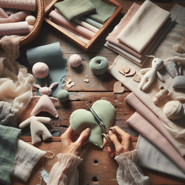 crafting eco-friendly squeaky toys from natural fabrics