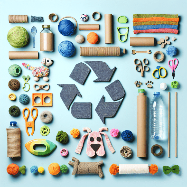creating zero-waste dog toys from everyday materials