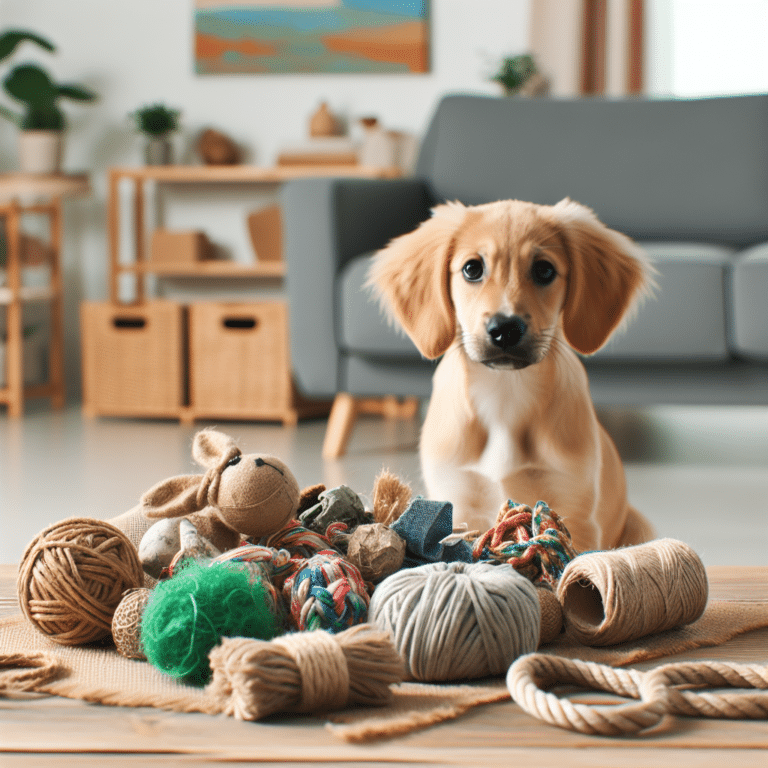 how to make eco-friendly dog toys at home