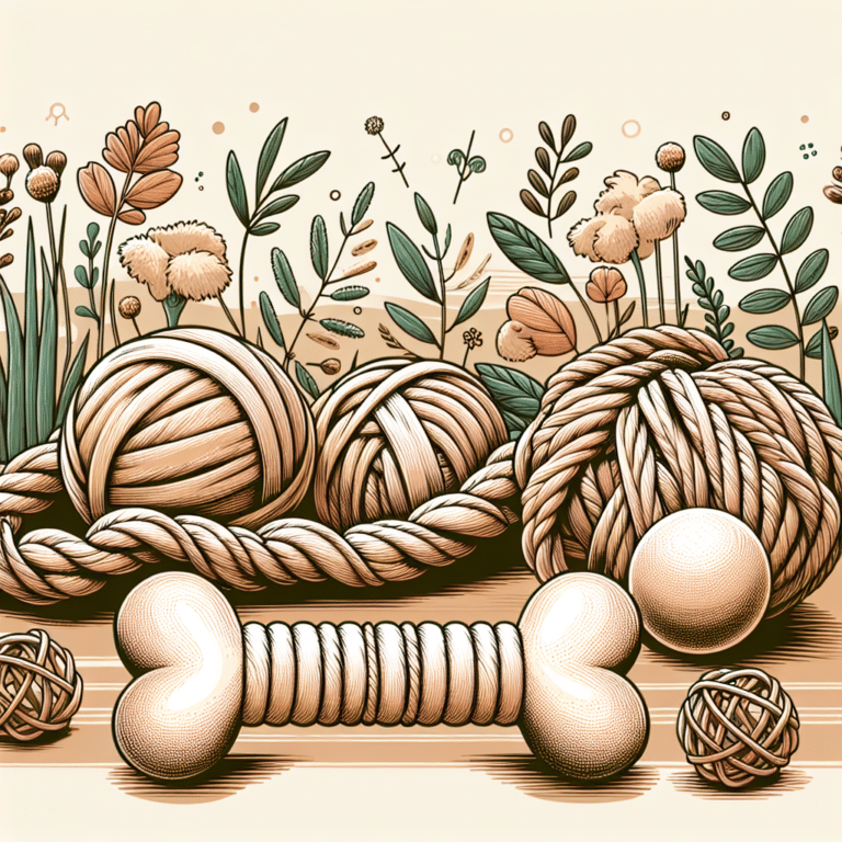 how to make fetch toys from natural jute and cotton