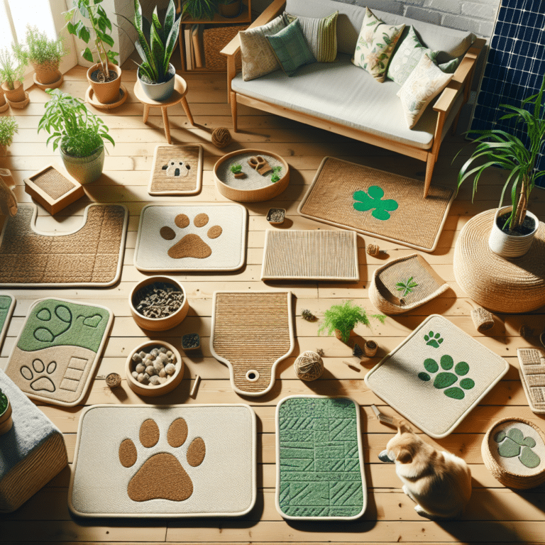 organic pet mats and pads for a greener home.