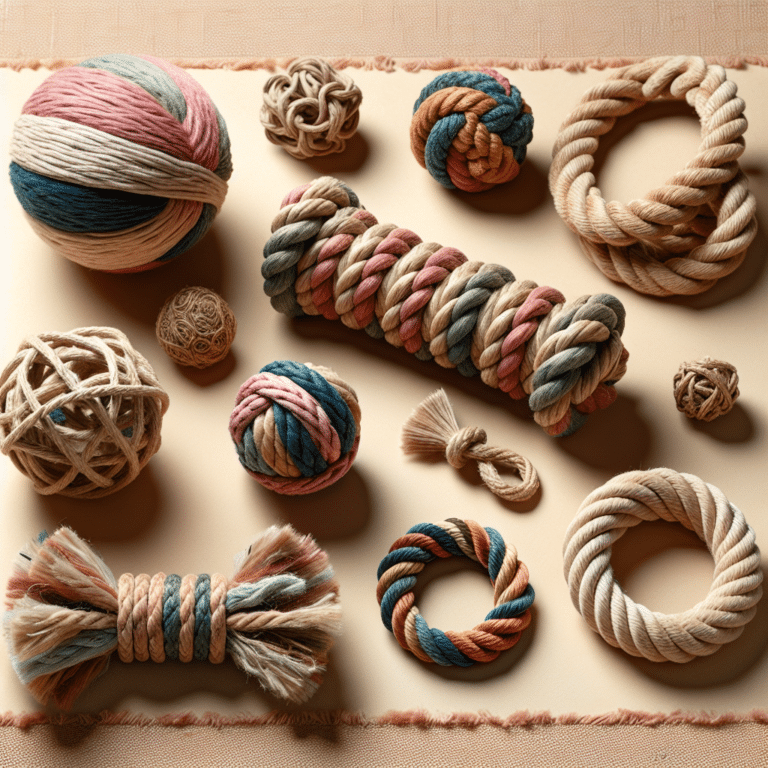 DIY rope toys for dogs using natural fibers